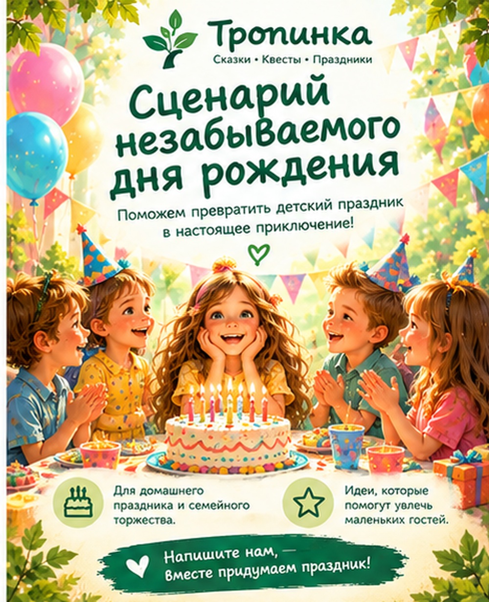 Сценарий детского дня рождения