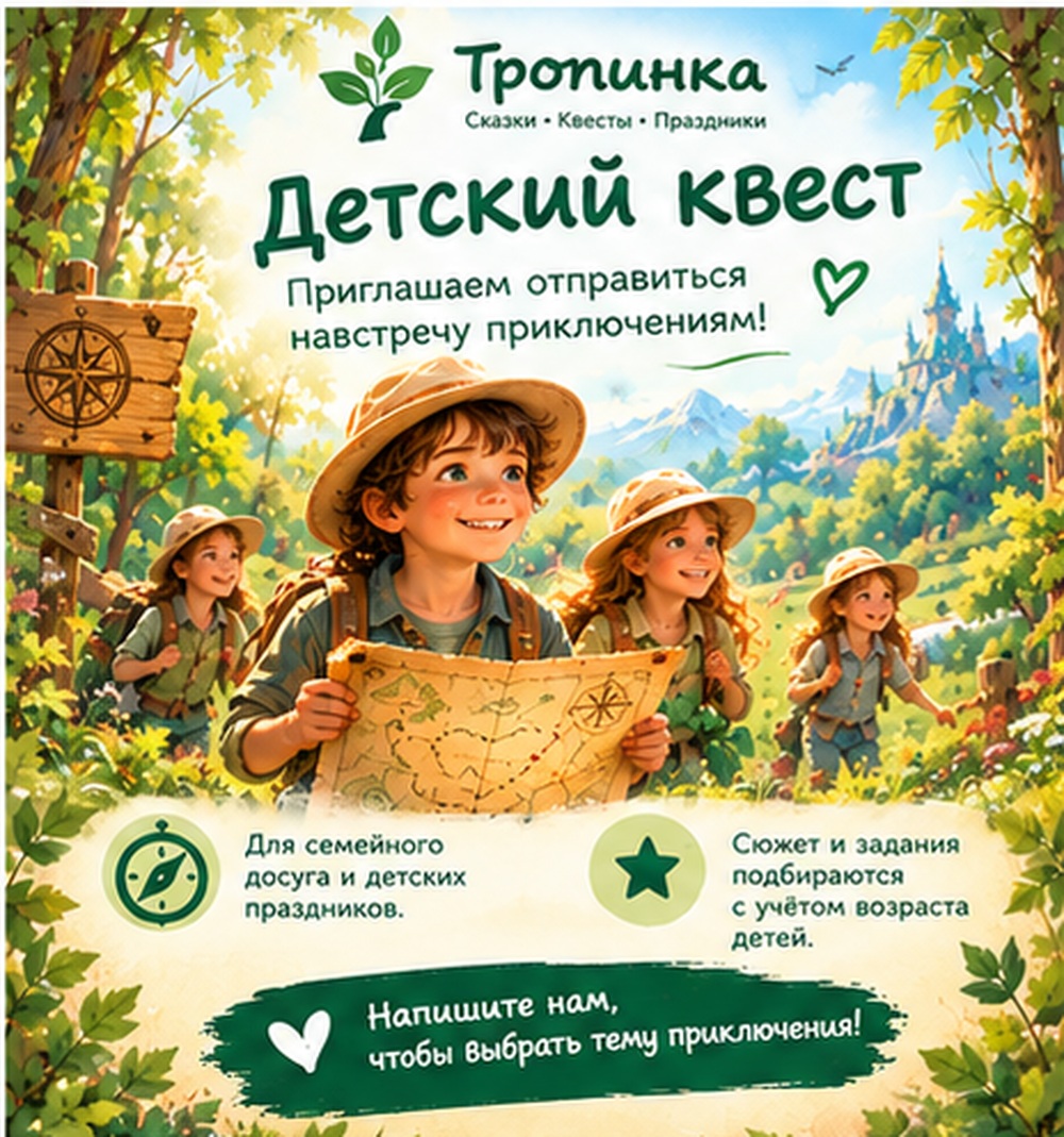 Детский квест и приключение