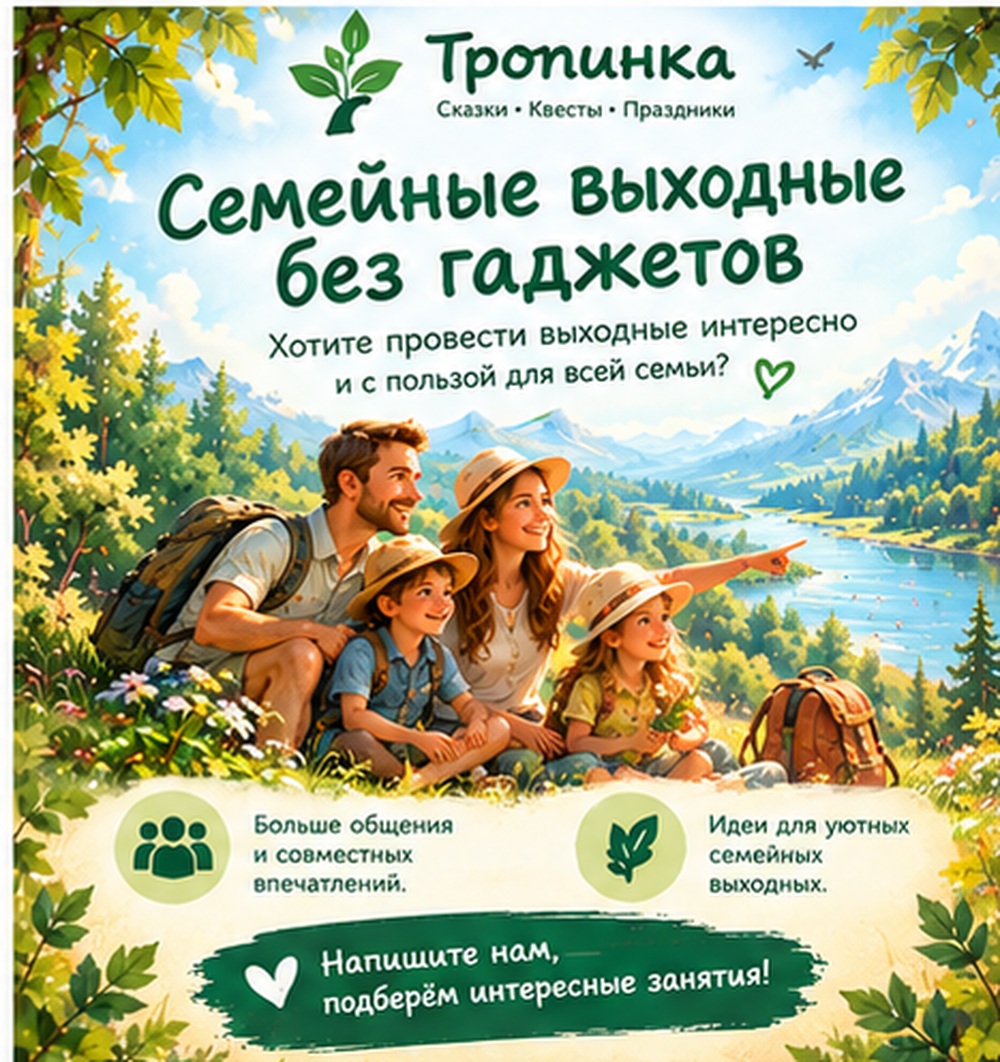 Семейные выходные без гаджетов